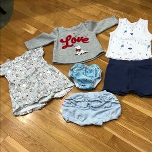 6 pieces of baby clothes for one price